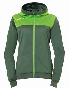 Kempa EMOTION 2.0 HOOD JACKET WOMEN - dragon gr�n/hope gr�n