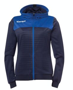 Kempa EMOTION 2.0 HOOD JACKET WOMEN - marine/royal