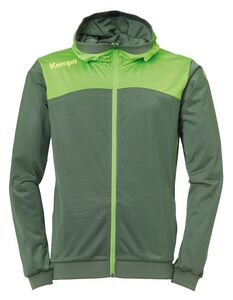 Kempa EMOTION 2.0 HOOD JACKET - dragon gr�n/hope gr�n