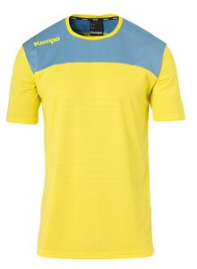 Kempa EMOTION 2.0 SHIRT - limonengelb/dove blau