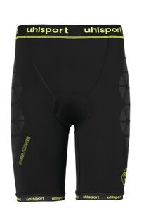 Uhlsport BIONIKFRAME UNPADDED SHORT - schwarz/fluo gelb