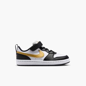 Nike Court Borough Low Recraft (Ps) - black/metallic gold-black-white