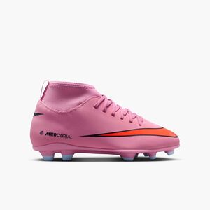 Nike Jr Superfly 10 Club Fg/Mg - magic flamingo/black-total crimson