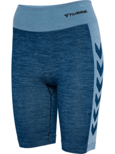 Hummel Hmlclea Seamless Cycling Shorts - navy peony/faded denim