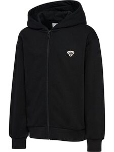 Hummel Hmljr Loose Zip Hoodie Bee - black