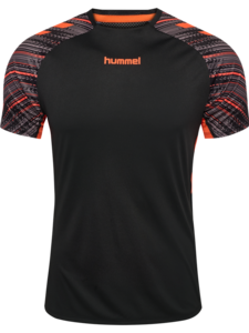 Hummel Hmlblaze Pro Training Jersey S/S - black/orange