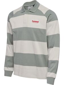 Hummel Hmlloose Striped Polo L/S - belgian block