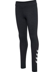 Hummel Hmljr Logo Tights - black melange
