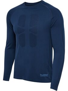 Hummel Hmlhiit Seamless T-Shirt L/S - dress blues