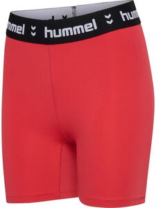Hummel Hmlpulse Mid Waist Short Tights - cayenne