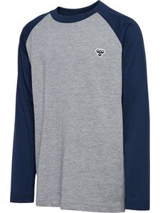 Hummel Hmljr Raglan Loose T-Shirt L/S Bee - dress blues