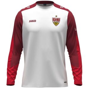 Jako Vfb Longsleeve Dynamic - wei�/dunkelrot/rot