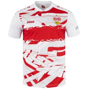 Jako Vfb Warm-Up T-Shirt - wei�/rot