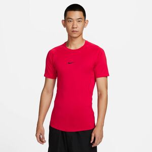 Nike M Np Df Tight Top Ss - university red/black