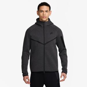 Nike M Nk Tch Flc Fz Wr Hoodie - black heather/black