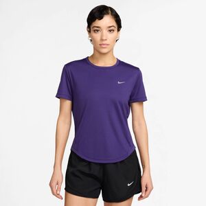 Nike W Nk Tempo Df Ss Top - court purple/reflective silv