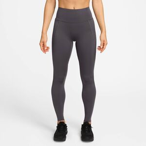 Nike W Nk Df Universa Hr Pkt Tght - thunder grey/thunder grey/dark shad