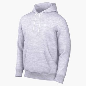 Nike M Nk Club Bb Po Hoodie - birch heather/white/white