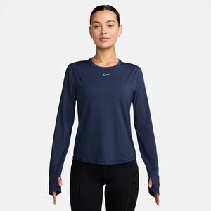 Nike W Nk One Classic Df Ls Top Wt - midnight navy/white