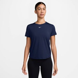 Nike W Nk One Classic Df Ss Top Wt - midnight navy/white