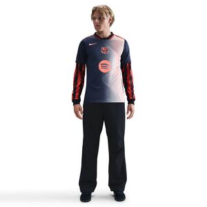 Nike Fcb Mnk Df Acdpr Ss Top K 3Rpm - midnight navy/bright mango