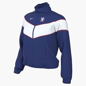 Nike Cfc W Nsw Nk Wr Wvn Uv Fz Jkt - rush blue/white/speed red/white