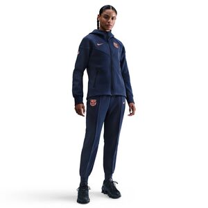 Nike Fcb W Nsw Tch Flc Mr Jggr 3R - midnight navy/bright mango