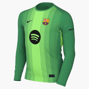 Nike Fcb Y Nk Df Stad Jsy Ls Gk - lucky green/green strike/black