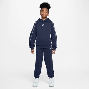 Nike K Nsw Club Flc Hdy Tracksuit - midnight navy/midnight navy/white/w