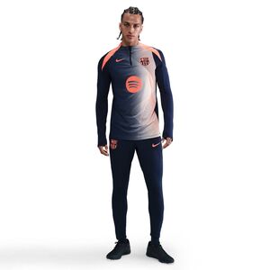 Nike Fcb Mnk Df Strk Dril Top K3Rpm - midnight navy/bright mango