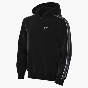 Nike K Nsw Df Club+ Poly Fz Hdy - black/black/white