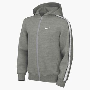 Nike K Nsw Df Club+ Poly Fz Hdy - smoke grey/particle grey/htr/white