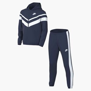 Nike K Nsw Df Tracksuit Mxd Mtrl - midnight navy/white/white