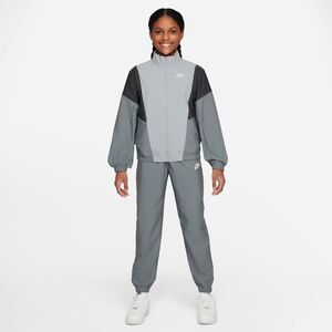 Nike K Nsw Tracksuit Wvn Fz - smoke grey/lt smoke grey/white