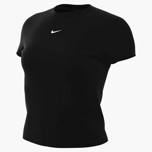 Nike W Nsw Rib  Tght Ss Tee - black