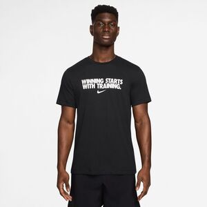 Nike M Nk Df Tee Winning - black