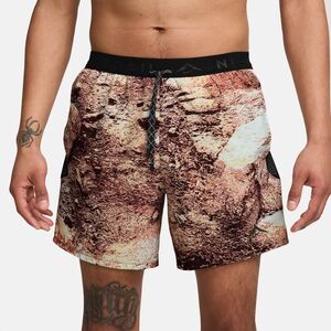 Nike M Nk Df Trail Aop 6 Bf Short - sail/black/black