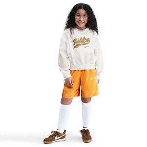 Nike G Nsw Trend Flc Crp Crew - sail/metallic gold