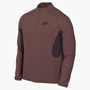 Nike M Nk Df Trail Midlayer Hz - red sepia/burgundy crush/black