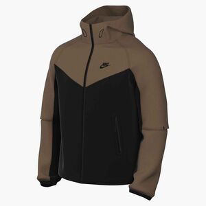 Nike M Nk Tch Wvn Wr Fz Jkt - black/mosswood brown/black