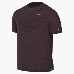 Nike M Nk Dfadv Stride Ss Top - burgundy crush/htr/reflective silv