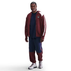 Nike M Nsw Cs Hoody Flc Bb - dark team red/white