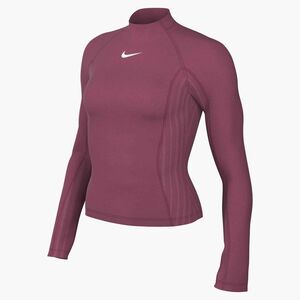 Nike W Np Df Warm Ls Top Gg - sweet beet/white