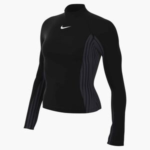 Nike W Np Df Warm Ls Top Gg - black/white