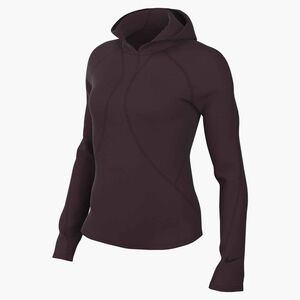 Nike W Nk Unvrsa Df Hd Ls Top - burgundy crush/burgundy ash