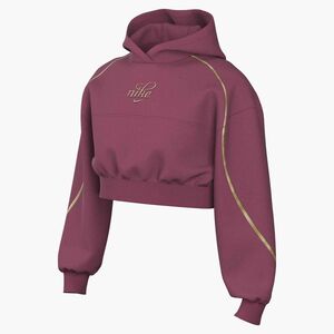 Nike G Nsw Club Flc Bxy Hdy Gx Shne - sweet beet/metallic gold