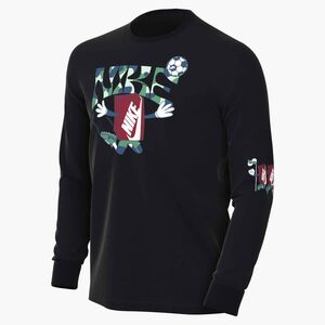 Nike K Nsw Tee Ls Boxy Slide - black