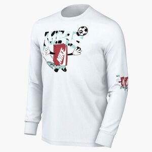 Nike K Nsw Tee Ls Boxy Slide - white