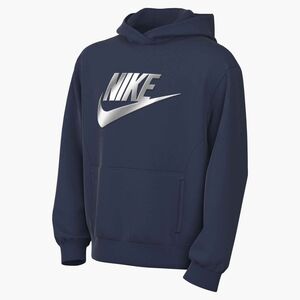 Nike K Nsw Club Flc Hdy Gold Satn - midnight navy/metallic silver