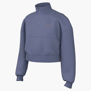 Nike G Nsw Flc Ls Top 2 Cozy - world indigo/white